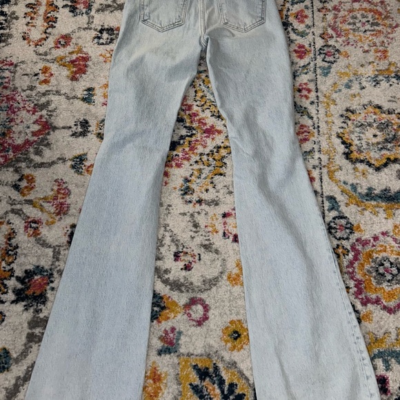 ZARA Flare Distressed Jeans - Picture 6 of 9